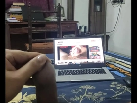 A Bengali man masturbates and shows off his hairy cock.
