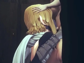 Sissy Zelda gets a handjob and blowjob from Link in a Yaoi video.