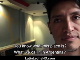 A straight Ecuadorian man pays a gay man to have sex with him in a homemade POV video.