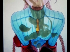 This is a compilation of hot scenes from 2023 with a variety of anime and cartoon characters.