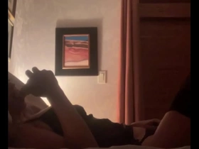 Big tits and big cock homemade video with asian lingerie theme
