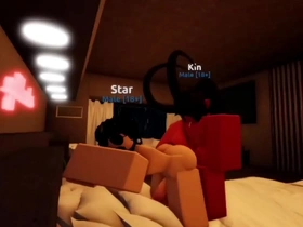 Gay animation of Roblox game in animated porn