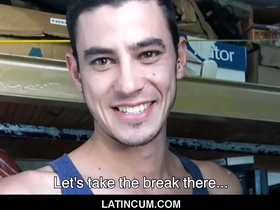 Latino twinks get paid to suck and fuck in this point of view video