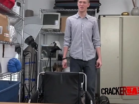 Young gay black guy gets big cock blowjob from white guy
