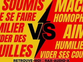 A hardcore scene between a straight French man and a gay twink with an audio in French.