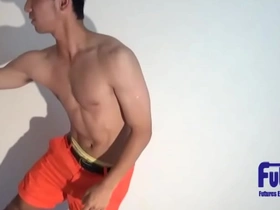 Gay sports star goes wild in free video.