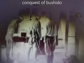 Asian prison guard trains his slave in the art of bushy conquest.
