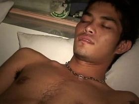 Gay Asian young people masturbate and have sex.