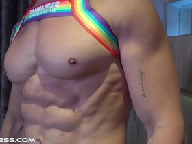Get up close and personal and witness the result of my daily work out routine which is improving my physique.