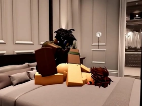 Gay scenes in the popular online game Roblox