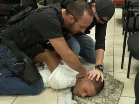 Gay officers raid a barbershop and arrest a black man in Five O