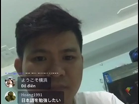 Gay sex with a Japanese teacher who masturbates on camera.