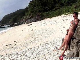 Yoshi Kawasaki’s hardcore solo masturbation session outdoors