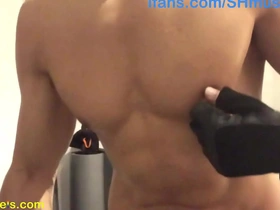 Get ready to see some muscle worship and nipple play.