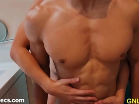 An Asian hunk with great nipples pleasuring himself and teasing his nipples.