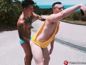 Yoshi Kawasaki and Axel Abysse hardcore fisting scene