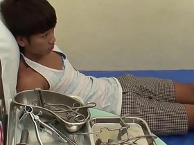 Kinky medical fetish with an Asian Oliver and Paul