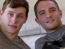 Straight sports enthusiast gets hairy gay otter teen in amateur action