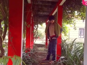 Hansel Thios solo public nudity experience in a Chinese New Year celebration
