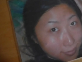 Young Asian girl’s solo pleasure and cum tribute