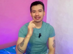 A straight sportsman tries out gay sex with a young and straight waiter in a bathroom.